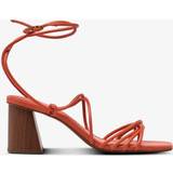 37 - Orange Højhælede sko Mango Sandaler med hæl Quad