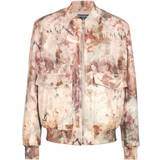 Balmain Skind Tøj Balmain Pastel print leather bomber jacket multico_pastel