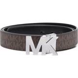 Michael Kors Brun Tøj Michael Kors MK Reversible Logo Buckle Belt Brown/black