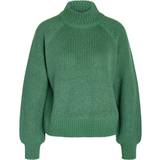 Noisy May Dame - Grøn Sweatere Noisy May High Neck Knitted Pullover - Foliage Green