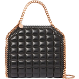 Stella McCartney Imiteret læder Håndtasker Stella McCartney Falabella Square Quilted Mini Tote Bag, Woman, Black