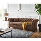 DeLife Chesterfield 200x88 Vintage Sofa 3-Sitzer