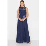 Chiffon - Korte kjoler LTS Tall Lace Chiffon Maxi Dress
