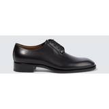 Christian Louboutin Womens Black Chambeliss Leather Derby Shoes