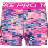 Nike Womens Pro Dri-FIT Glitchy Print Compression & Fitted Shorts Active Fuchsia Print, Apparel Road Runner Sports Active Fuchsia Print