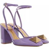 38 ⅓ - 8 Højhælede sko Valentino Garavani Pumps & High Heels Ankle Strap Block Heels violet Pumps & High Heels for ladies