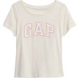 GAP Overdele GAP Toddler Girl's Logo Short Sleeve Tee - Ivory Frost (97910500)