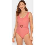 24 - 48 - Dame Badedragter LTS Tall Belted Swimsuit