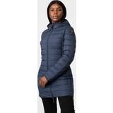 Parajumpers XXS Tøj Parajumpers Irene Womens Super Lightweight Long Down Jacket Navy