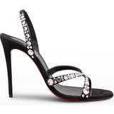 Christian Louboutin Emilie embellished slingback sandals black