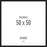 Incado Rund Brugskunst Incado Frame Slim Black Ramme 50x50cm