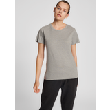 50 - Grå T-shirts & Toppe Hummel Basic T-Shirt Dame Grey Melange