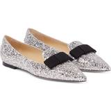 38 - Sølv Loafers Jimmy Choo Silver Gala Slippers Champagne IT