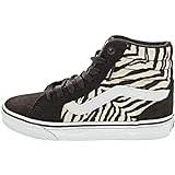 8,5 - Satin Sneakers Vans Wm Filmore Hi Satin Tiger Brown/white