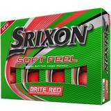 Rød Golfbolde Srixon Soft Feel 2021 Brite Balls