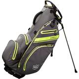 Golf Bags Wilson Staff Exo Dry Waterproof Stand Bag Charcoal/Citron/Silver