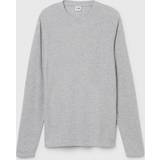NN07 Grå Tøj NN07 Clive Knitted Sweater Light Grey Melange