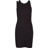 Basic Apparel Kjoler Basic Apparel Ludmilla Assymetric Dress 001 Black sort
