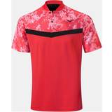 Mizuno Rød T-shirts & Toppe Mizuno Floral GC Polo Red