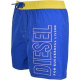 Diesel M Badetøj Diesel Embroidered Side Logo Swim Shorts, Rich Blue
