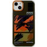 Apple iPhone 14 - Orange Mobilcovers MTP Products Mutural Camouflage Series Case for iPhone 14