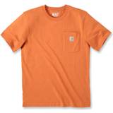 Bomuld - Orange Tøj Carhartt T-shirt, Marmalade Heather