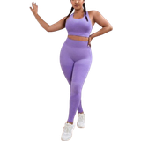 20 - 48 - Dame Jumpsuits & Overalls Shein Yoga Basic Plus Solid Sports Set