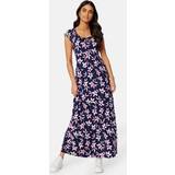 54 - Dame - Lange kjoler Happy Holly Tessie maxi dress Navy Floral 48/50S