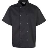Premier Studded Front Short Sleeve Chefs Jacket