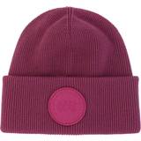 Canada Goose Uld Tilbehør Canada Goose Beanie with patch FUCHSIA
