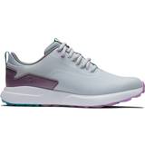FootJoy Lilla Sko FootJoy Golf Ladies Performa Spikeless Shoes White/Gray/Pale Purple