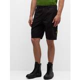 Stone Island Herre Shorts Stone Island Cotton-blend canvas Bermuda shorts black
