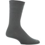 HJ Hall Herre Undertøj HJ Hall Pair Mid Grey Original Cotton Softop Socks Men's 1113 Mens