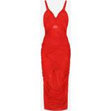 48 - Nylon - XS Kjoler Dolce & Gabbana Tulle draped calf-length dress