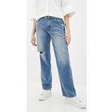 Love Moschino Blå Bukser & Shorts Love Moschino Blue Cotton Jeans & Pant