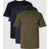 Jersey Tøj BOSS Three-pack of branded underwear T-shirts in cotton jersey