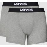 Levi's Bomuld - Herre Underbukser Levi's Solid Boxer Briefs pack Grey