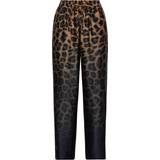 Firkantet - Leopard - Polyester Tøj Garcia Pants