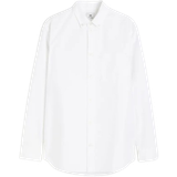 H&M Skjorter H&M Herre Hvid Oxfordskjorte Regular Fit