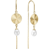 Christina Jewelry Øreringe Christina Jewelry Sparkle Life Earrings - Gold/Pearls