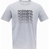 Norrøna Grå Overdele Norrøna Men's /29 Cotton Bolder T-Shirt, XL, Grey Melange