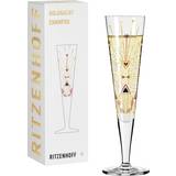 Ritzenhoff Glas Ritzenhoff Goldnacht No: 25 Krystalglas Champagneglas