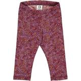 62 - Drenge Bukser Müsli Petit blossom leggings Fig/Boysenberry/Berry red