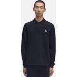 Fred Perry Dame Overdele Fred Perry Long Sleeved Polo Shirt Navy