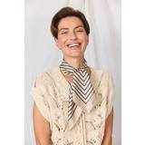 32 - Dame - Silke Halstørklæde & Sjal Bella Ballou GRAPHIC STRIPES Tørklæde
