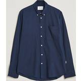 NN07 Dame Skjorter NN07 Arne Tencel Shirt Navy Blue