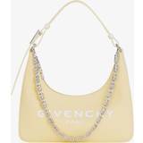 Gul - Lærred Tasker Givenchy Small Moon Cut Out Bag In Canvas With Chain