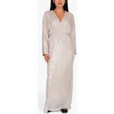 Lange kjoler - Sølv A-View Kjole Alexi Long Dress Silver