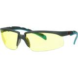 EN 166 Øjenværn 3M S2003SGAF-BGR Safety glasses Anti-fog coating, Anti-scratch coating, Angle adjustable Turquoise, Grey