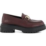 Dune Dame Lave sko Dune 'Gallagher' Leather Loafers Burgundy